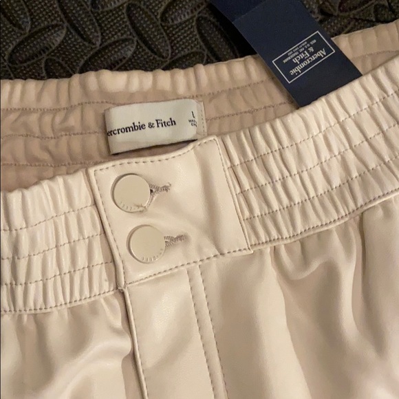 Vegan Leather Joggers - Picture 9 of 11